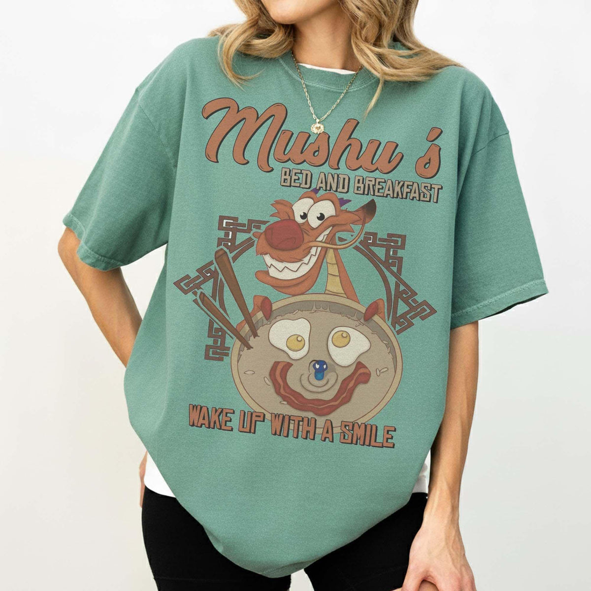 Retro Disney Mulan Dragon Comfort Colors — Bella+Canvas Tee fan art by Snagva (4)