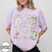 Coquette Tinker Bell Shirt Cute Bows Disney Fairy — Gildan Hoodie fan art by Snagva (4)