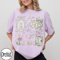 Coquette Tinker Bell Shirt Cute Bows Disney Fairy — Gildan Sweatshirt fan art by Snagva (4)