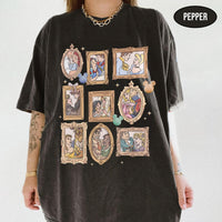 Comfort Colors® Retro Disney Princess Characters — Gildan Hoodie fan art by Snagva (2)