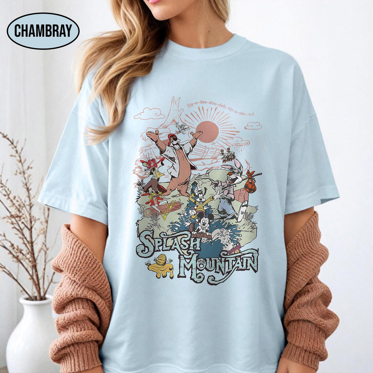 Comfort Colors Retro Splash Mountain — Comfort Colors Tee fan art by Snagva (4)