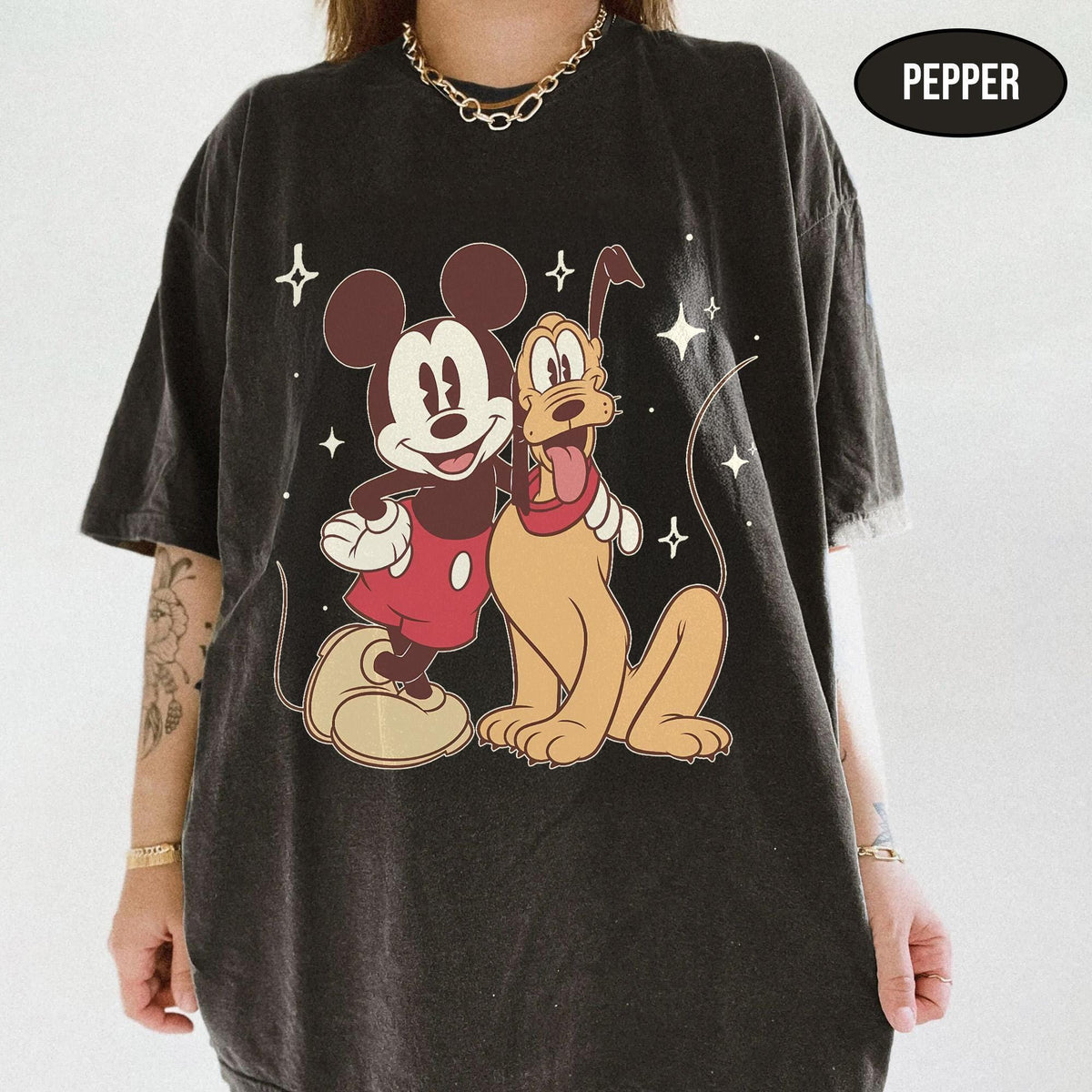 Comfort Colors Mickey & Friends — Bella+Canvas Tee fan art by Snagva (4)