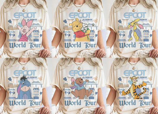 All Characters Disney EPCOT World Tour — Gildan Sweatshirt
