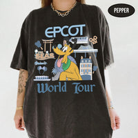 All Characters Disney EPCOT World Tour — Comfort Colors Tee fan art by Snagva (5)
