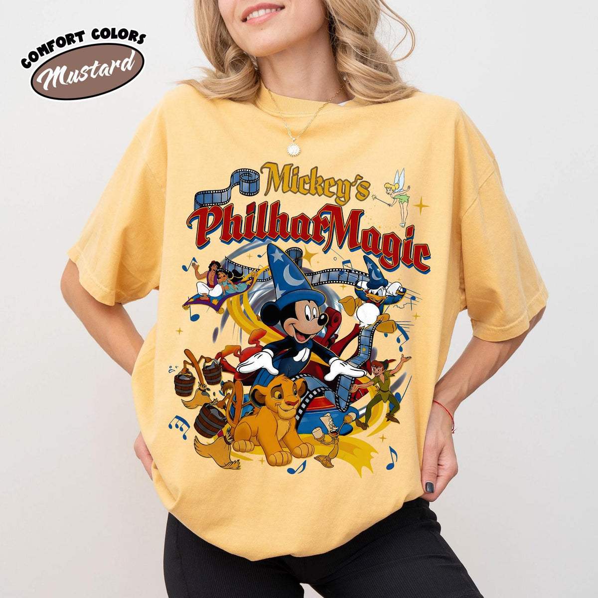 Retro Mickey’s PhilharMagic — Gildan Sweatshirt fan art by Snagva (3)