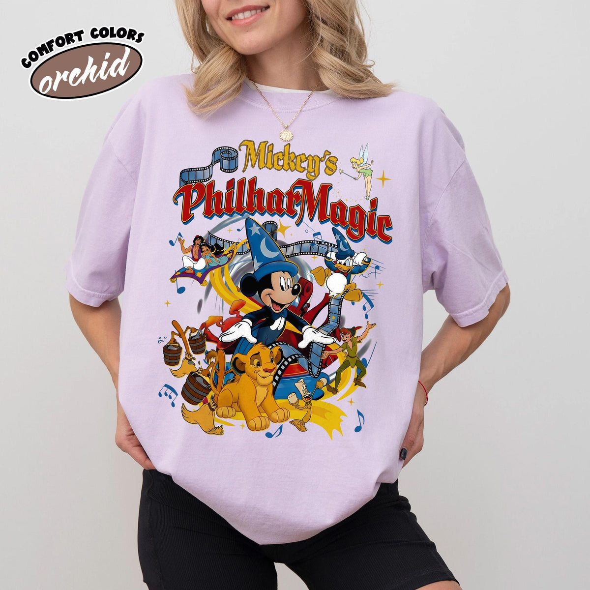 Retro Mickey’s PhilharMagic — Comfort Colors Tee fan art by Snagva (5)