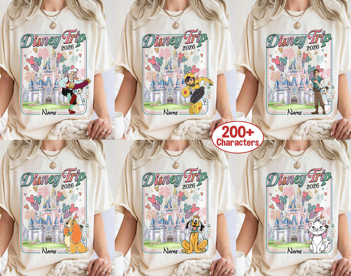 Retro Comfort Colors Coquette Bow Disney Princess Shirts — Gildan Hoodie fan art by Snagva