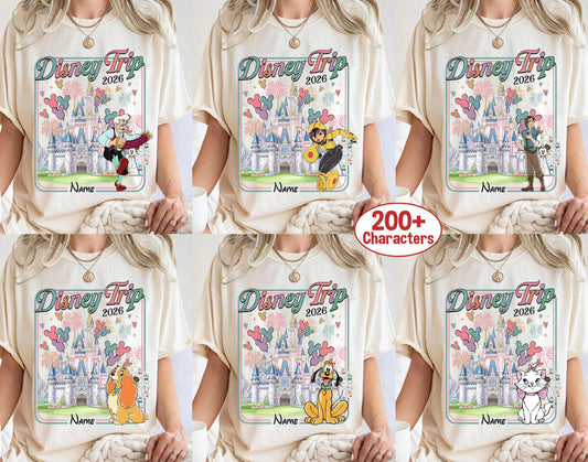 Retro Comfort Colors Coquette Bow Disney Princess Shirts — Gildan Sweatshirt
