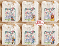 Retro Comfort Colors Coquette Bow Disney Princess Shirts — Bella+Canvas Tee fan art by Snagva (2)