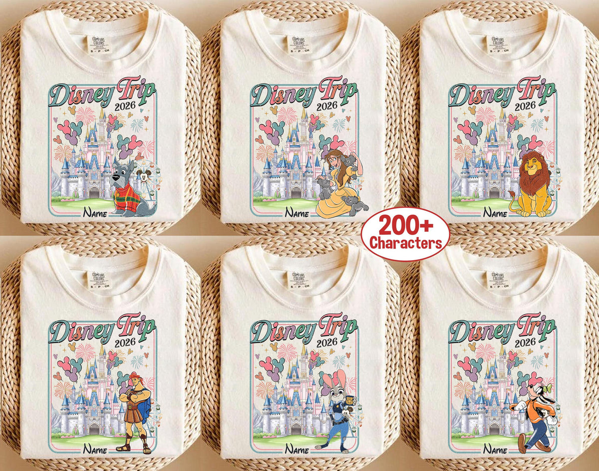Retro Comfort Colors Coquette Bow Disney Princess Shirts — Gildan Sweatshirt fan art by Snagva (2)
