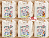 Retro Comfort Colors Coquette Bow Disney Princess Shirts — Gildan Sweatshirt fan art by Snagva (2)