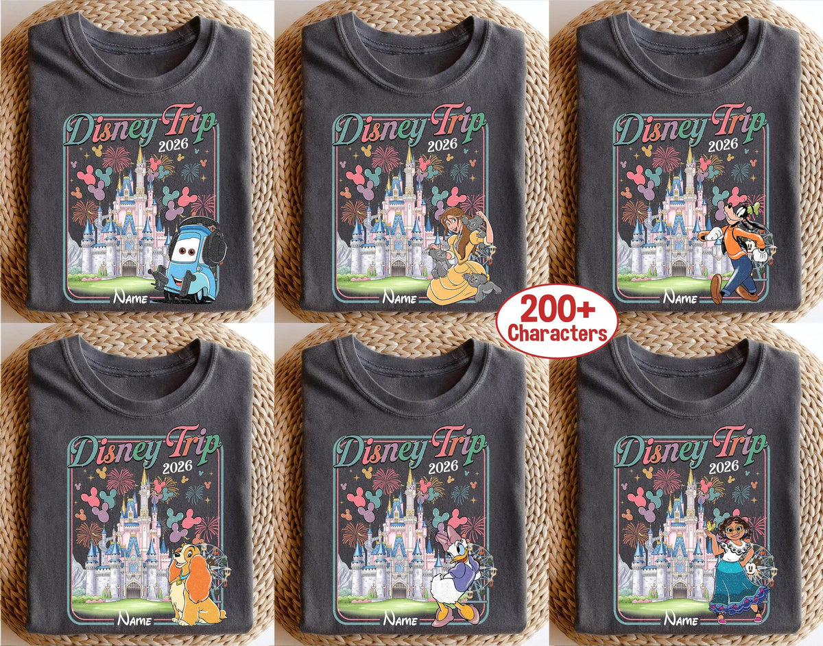 Retro Comfort Colors Coquette Bow Disney Princess Shirts — Gildan Sweatshirt fan art by Snagva (3)