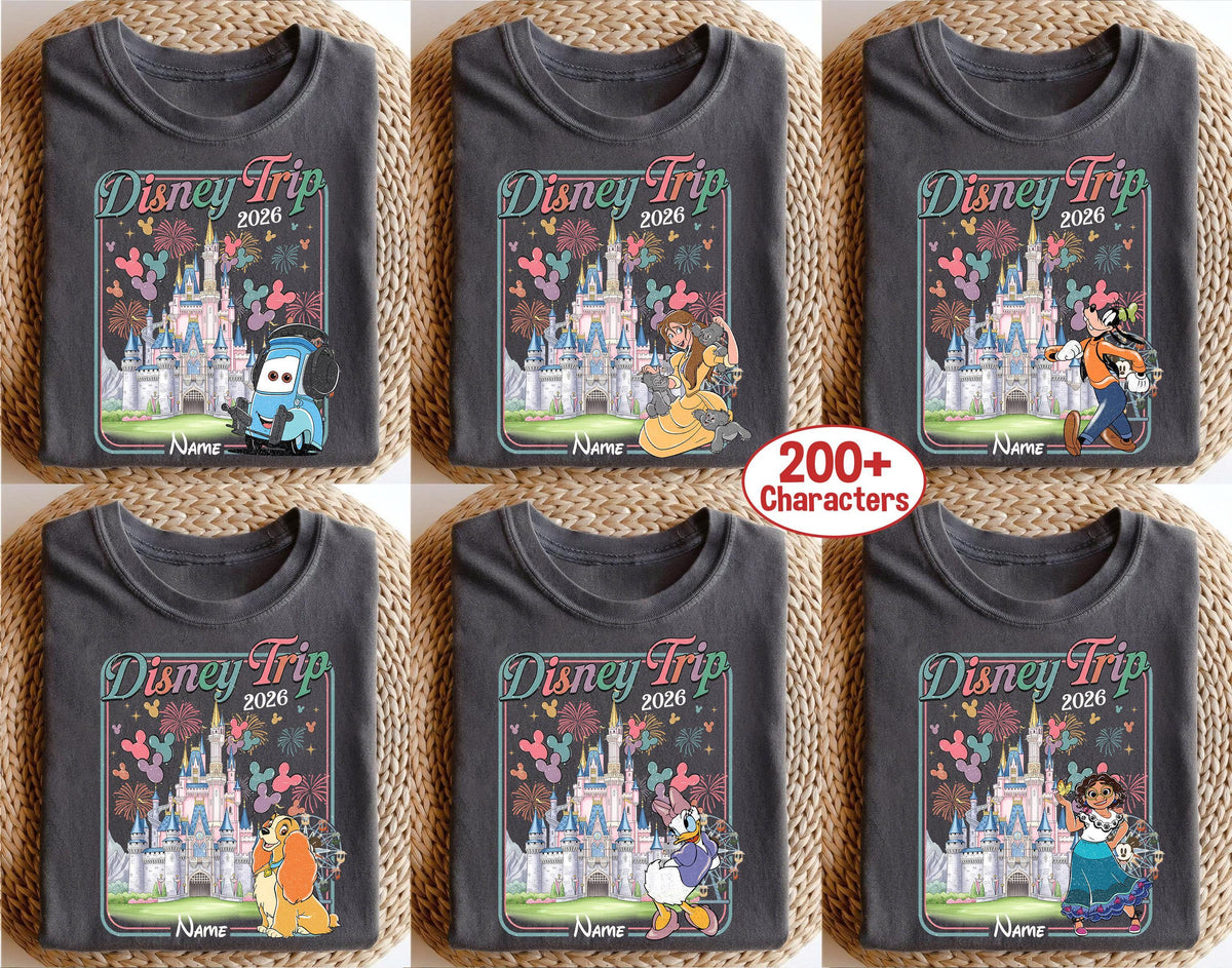 Retro Comfort Colors Coquette Bow Disney Princess Shirts — Gildan Hoodie fan art by Snagva (3)