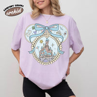 Retro Disney Castle Coquette — Gildan Sweatshirt fan art by Snagva