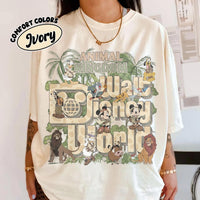 Retro Disney Animal Kingdom Safari Shirts — Gildan Hoodie fan art by Snagva (2)