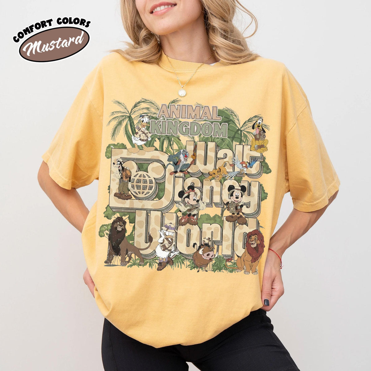 Retro Disney Animal Kingdom Safari Shirts — Bella+Canvas Tee fan art by Snagva (4)