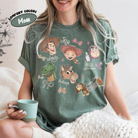 Retro Coquette Watercolor Toy Story — Gildan Hoodie fan art by Snagva (3)