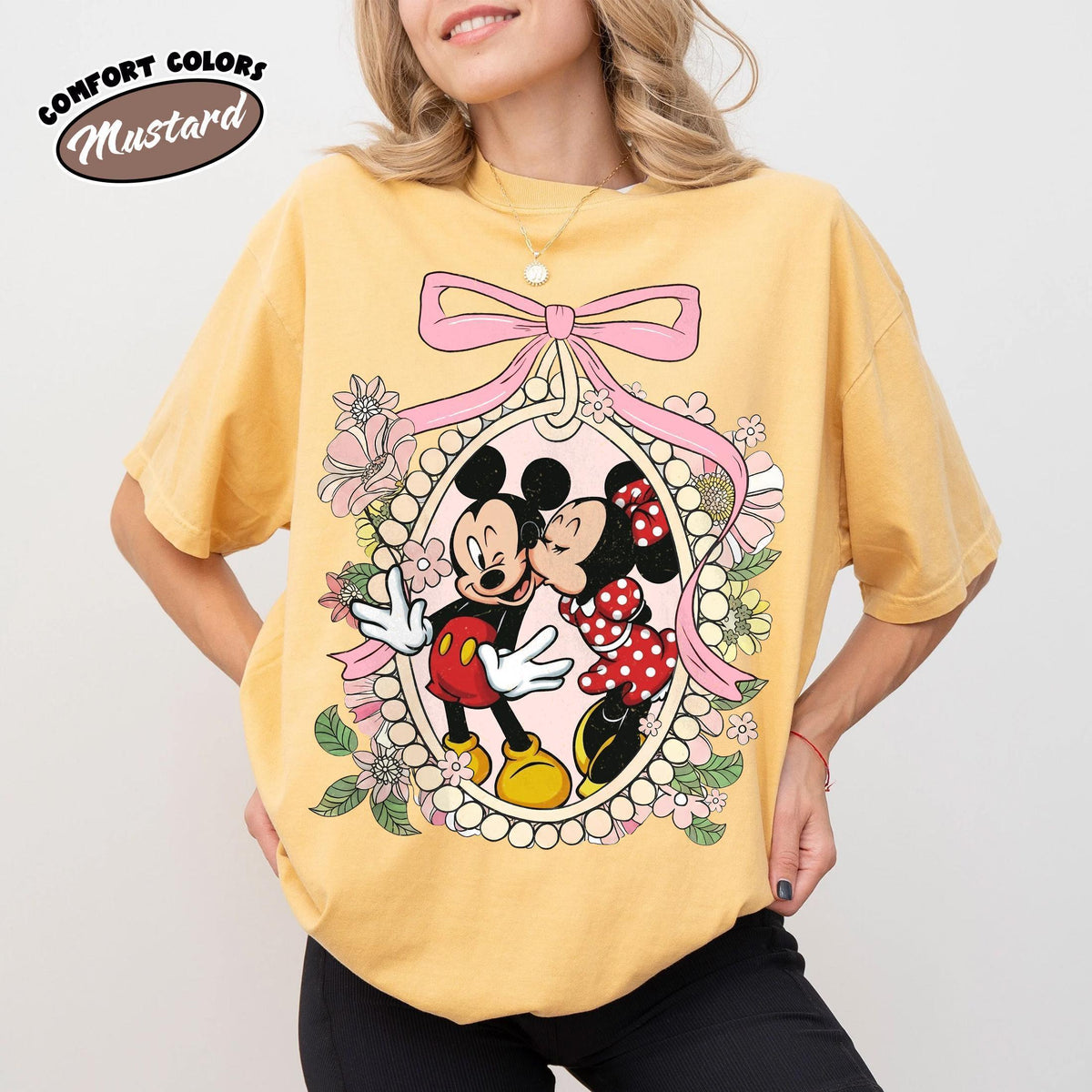 Retro Comfort Colors Valentine Disney — Bella+Canvas Tee fan art by Snagva (5)