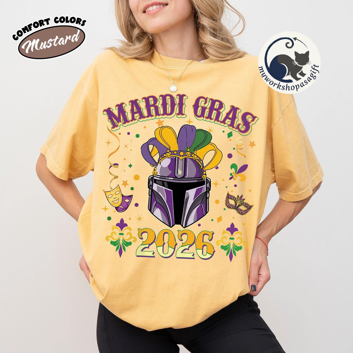 Personalized Mickey & Friends Disney Mardi Gras Shirts — Gildan Sweatshirt fan art by Snagva (6)
