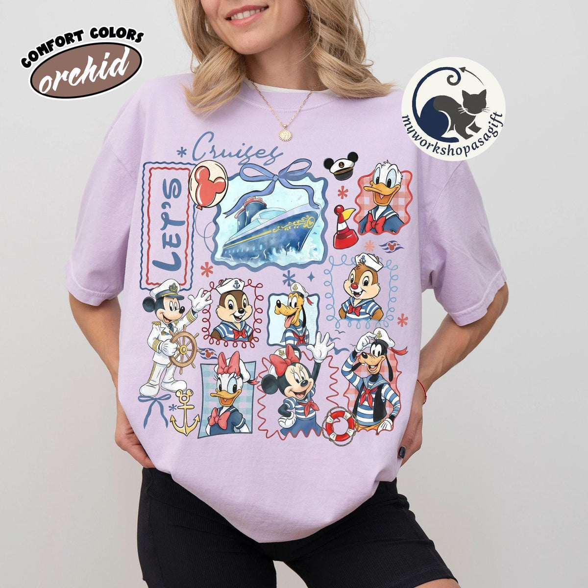 Personalized Disney Cruise Line Shirts — Gildan Hoodie fan art by Snagva