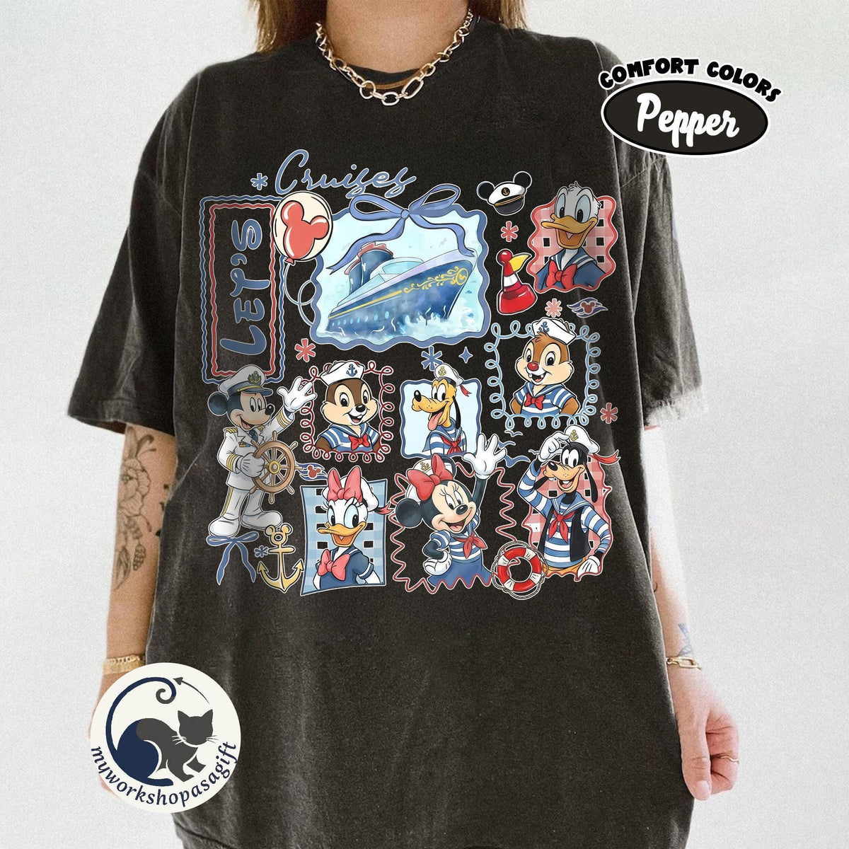 Personalized Disney Cruise Line Shirts — Gildan Sweatshirt fan art by Snagva (3)