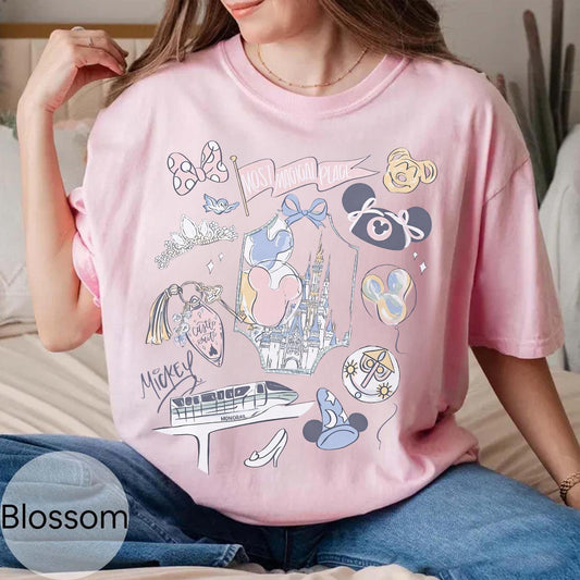 Comfort Colors Disney Magical Castle — Bella+Canvas Tee