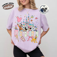 Mickey Friends Magical Castle Disneyland Comfort Colors — Gildan Hoodie fan art by Snagva (5)