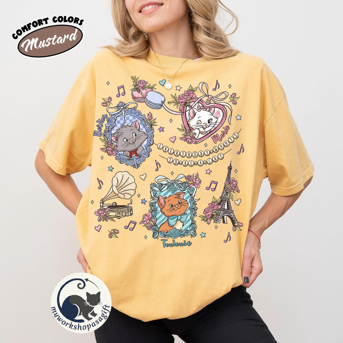 Coquette Bows Disney Aristocats — Gildan Hoodie fan art by Snagva (4)