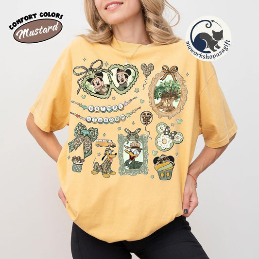 Coquette Bow Disney Animal Kingdom Shirts — Comfort Colors Tee