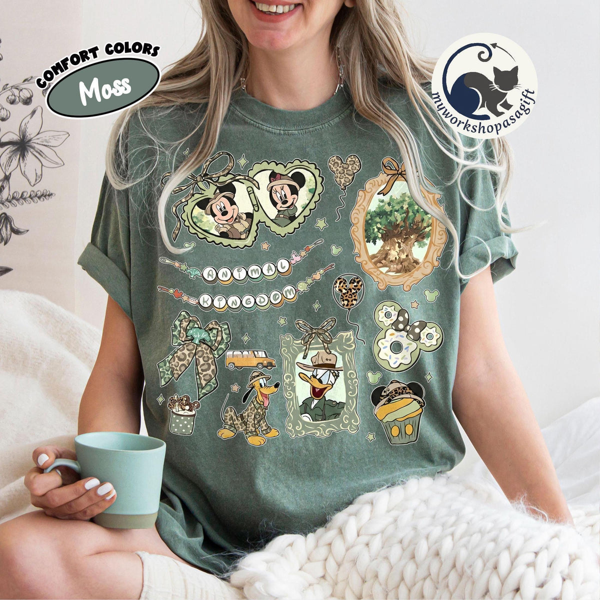 Coquette Bow Disney Animal Kingdom Shirts — Gildan Sweatshirt fan art by Snagva (4)