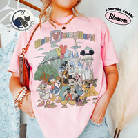 Comfort Colors Retro Walt Disney World — Comfort Colors Tee fan art by Snagva (3)