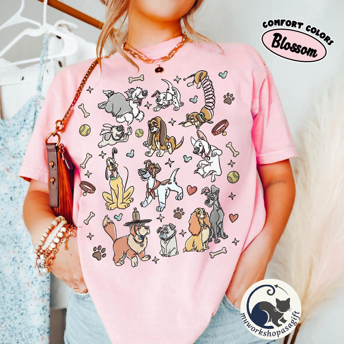 Comfort Colors® Disney Dogs — Comfort Colors Tee fan art by Snagva (3)
