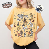 Comfort Colors® Disney Dogs — Bella+Canvas Tee fan art by Snagva (5)