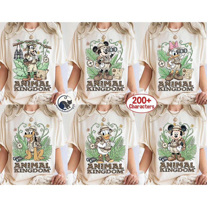 Comfort Colors Safari Mickey & Friends — Comfort Colors Tee fan art by Snagva