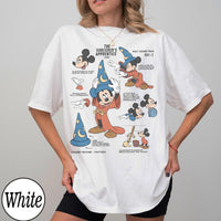 Retro Disney The Sorcerers Apprentice Fantasia Mickey Sketch — Gildan Sweatshirt fan art by Snagva (5)