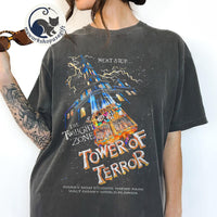 Retro Retro Disney Tower Of Terror — Bella+Canvas Tee fan art by Snagva (3)