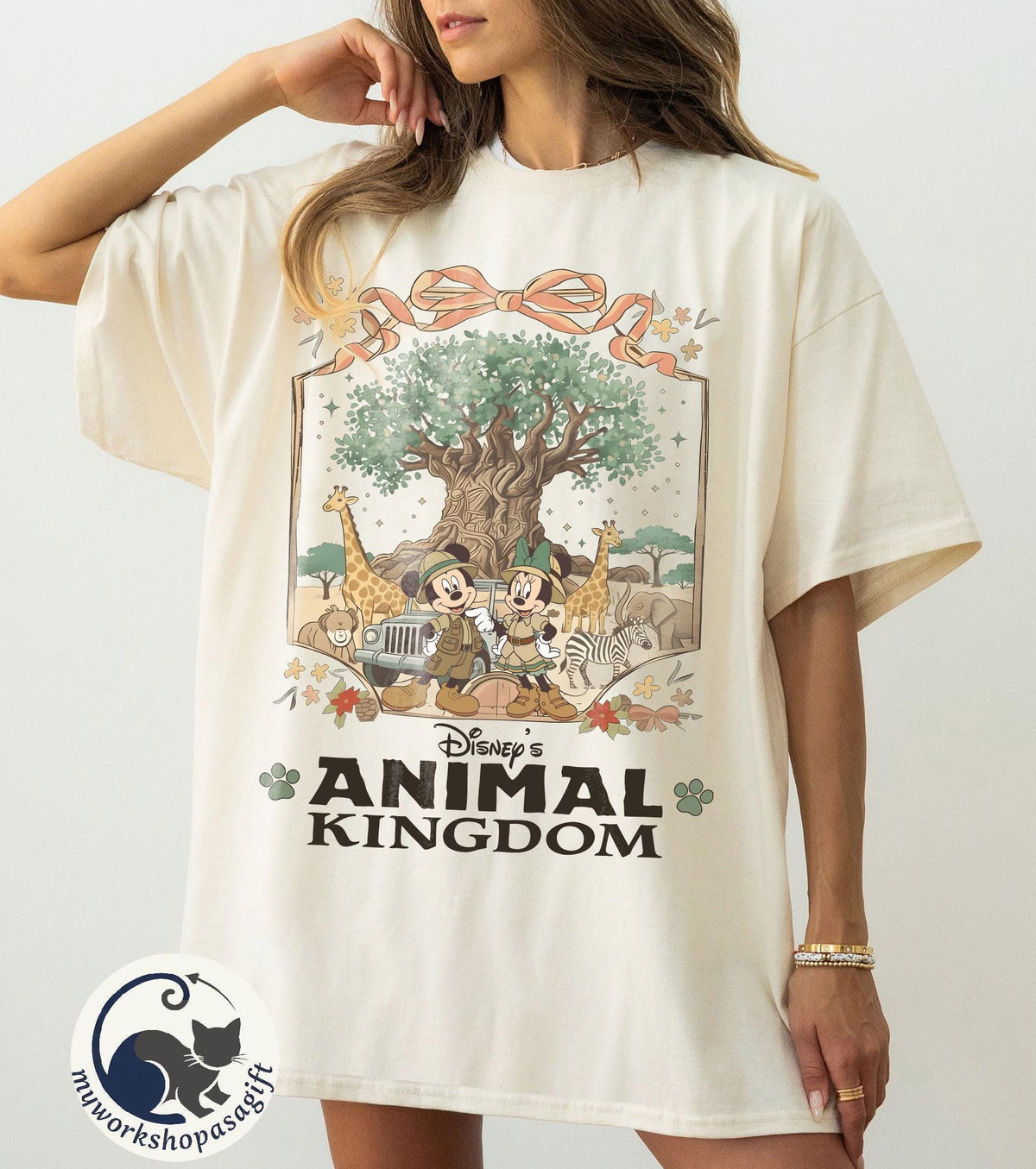Retro Animal Kingdom Comfort Colors — Bella+Canvas Tee fan art by Snagva (2)