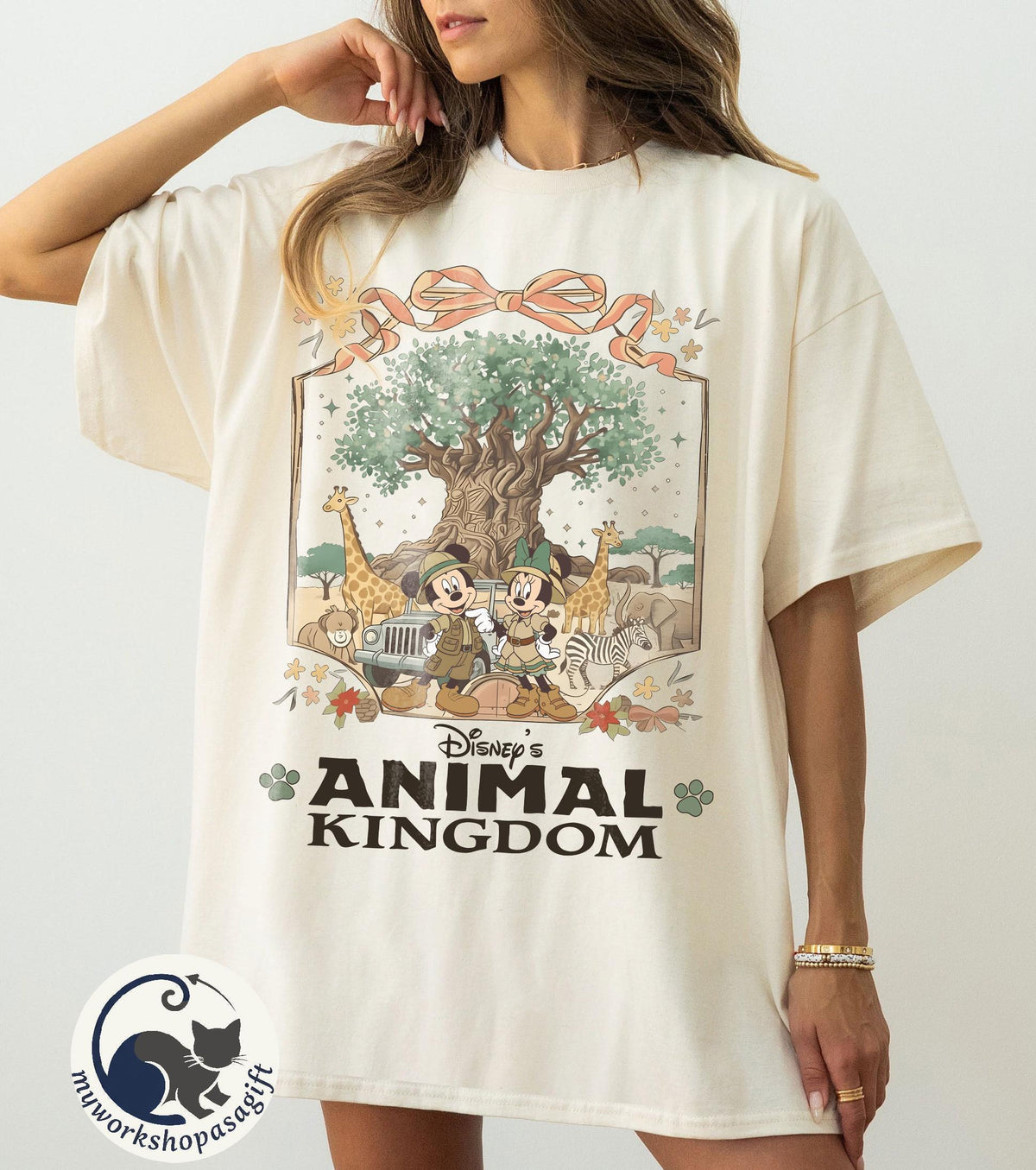 Retro Animal Kingdom Comfort Colors — Gildan Hoodie fan art by Snagva (2)