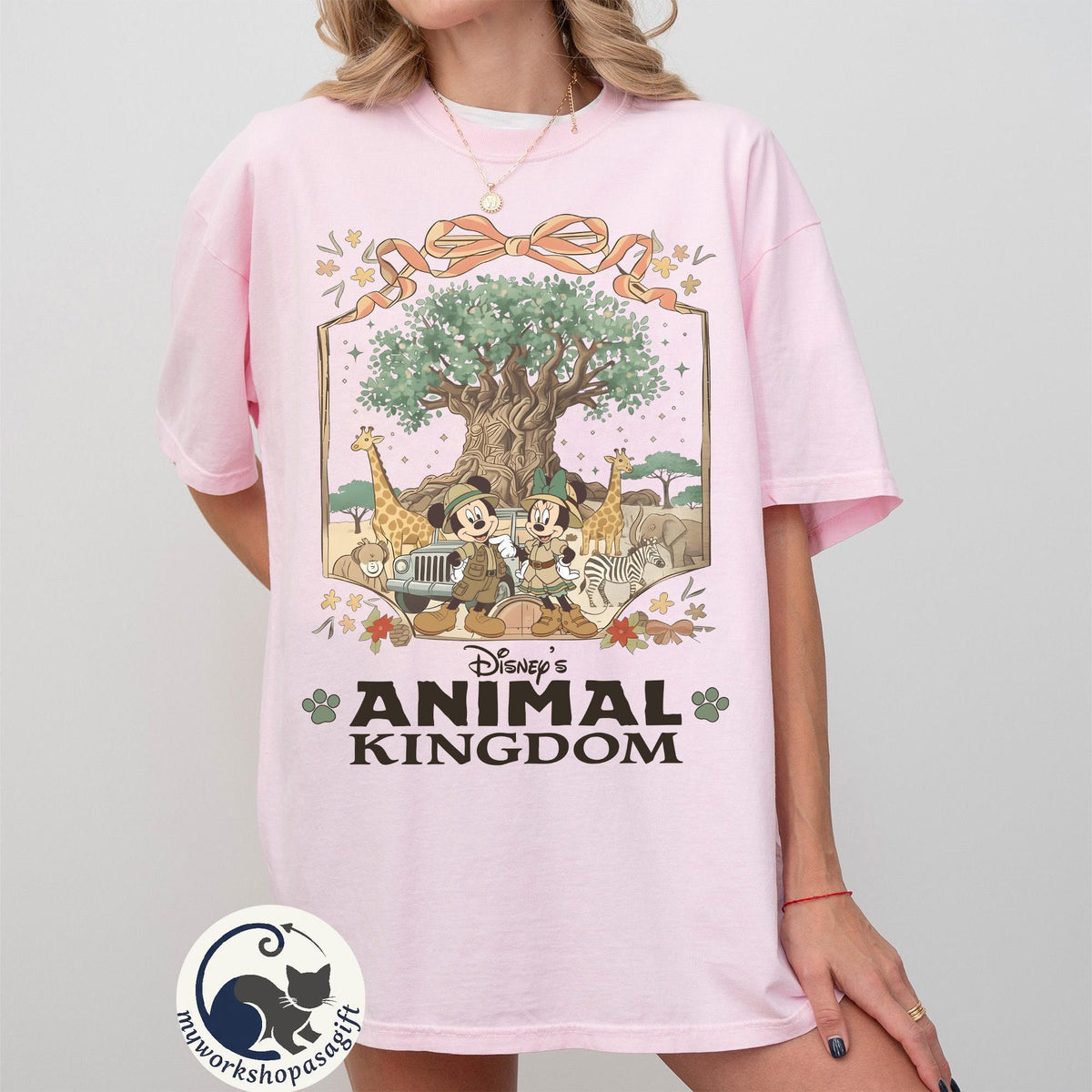 Retro Animal Kingdom Comfort Colors — Bella+Canvas Tee fan art by Snagva (4)