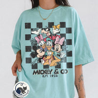 Retro Mickey Minnie Shirts — Comfort Colors Tee fan art by Snagva (4)
