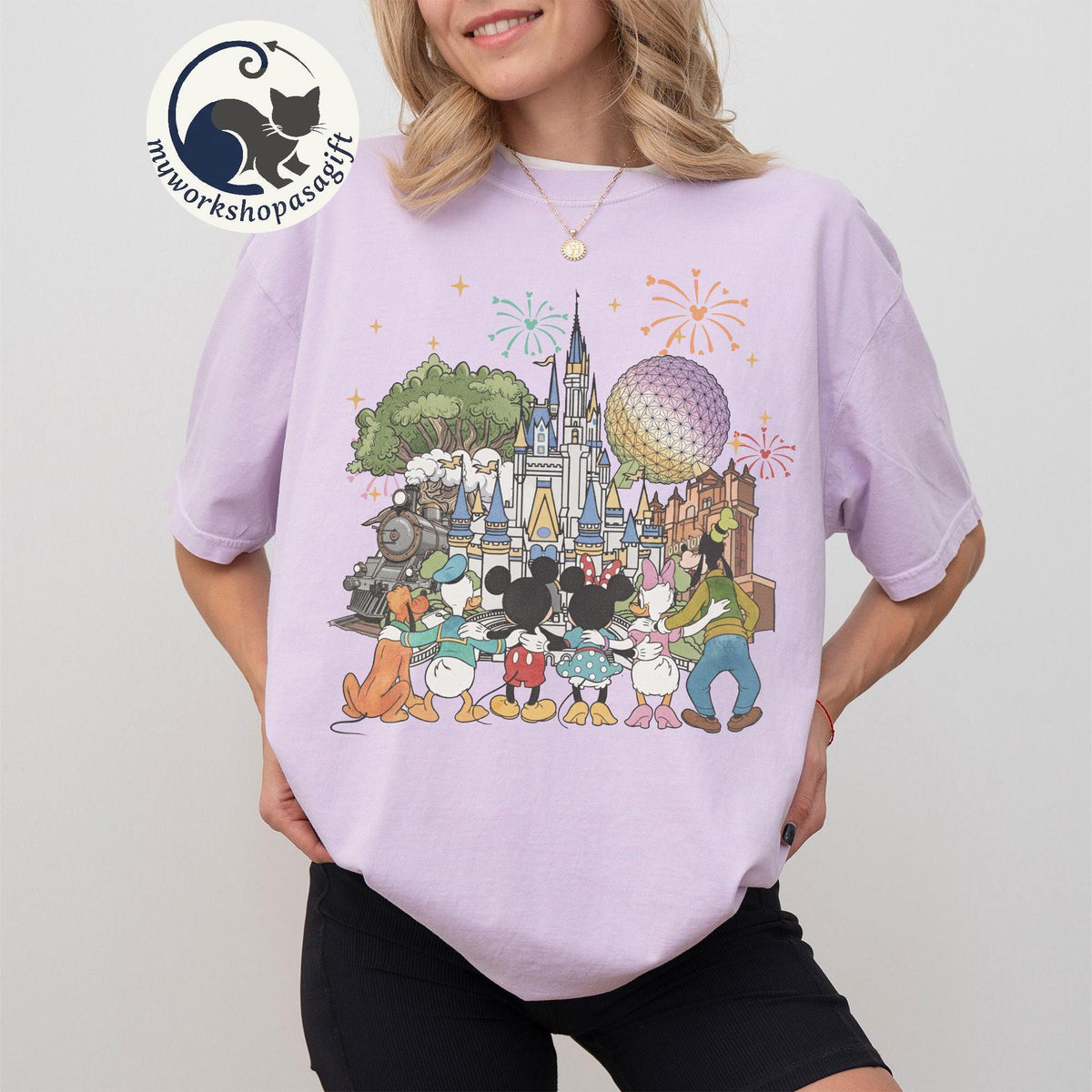 Retro Mickey Disneyworld Comfort Colors — Comfort Colors Tee fan art by Snagva (5)