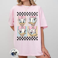 Retro Mickey and Friends Checkered — Gildan Hoodie fan art by Snagva (4)