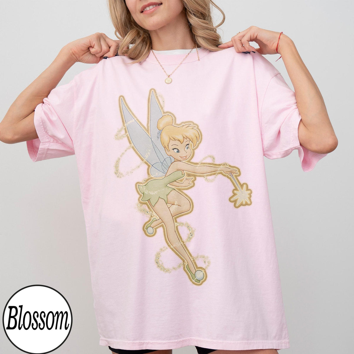 Retro Comfort Colors Disney Peter Pan Tinker Bell — Gildan Sweatshirt fan art by Snagva (5)