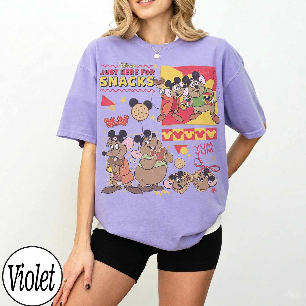 Retro Cinderella Jaq Gus Snack — Gildan Sweatshirt fan art by Snagva (5)