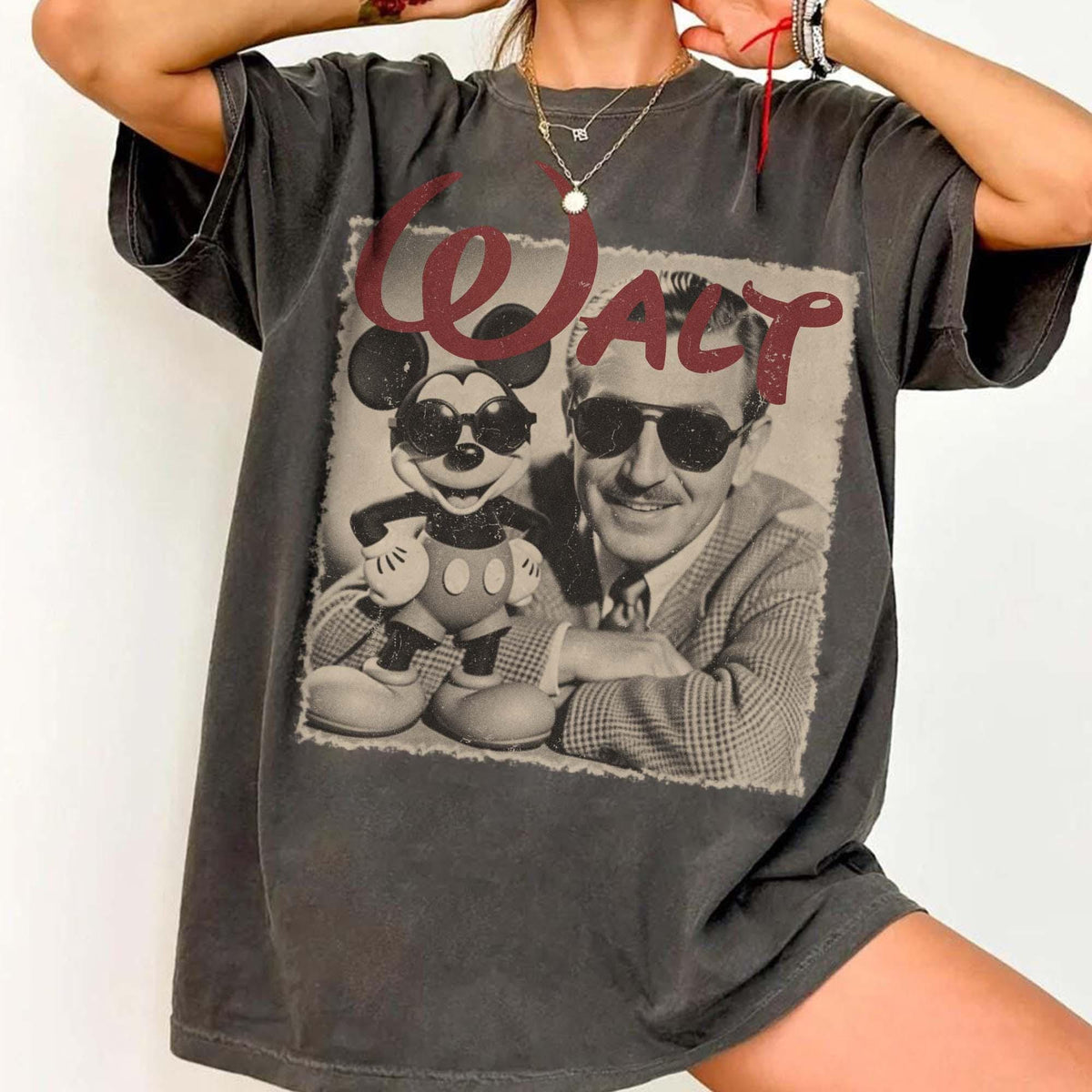 Comfort Colors Retro Walt Disney — Bella+Canvas Tee fan art by Snagva (4)