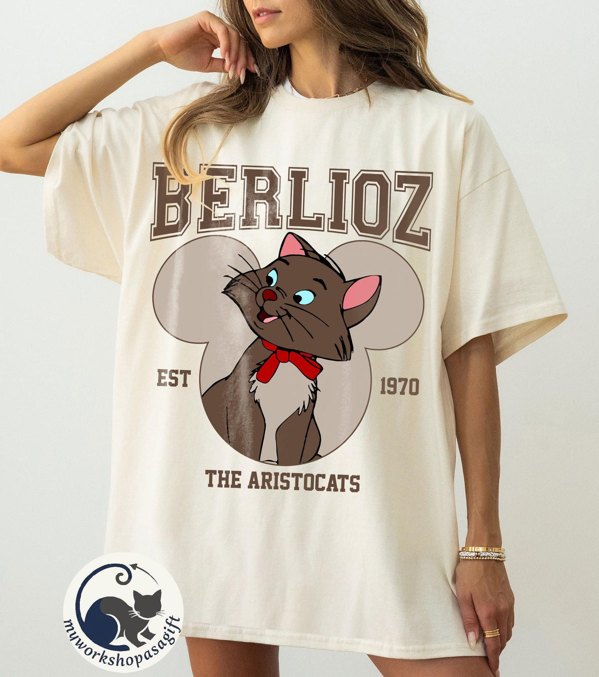 Retro Disney The Aristocats Est 1970 Marie Duchess Berlioz T — Bella+Canvas Tee fan art by Snagva (3)