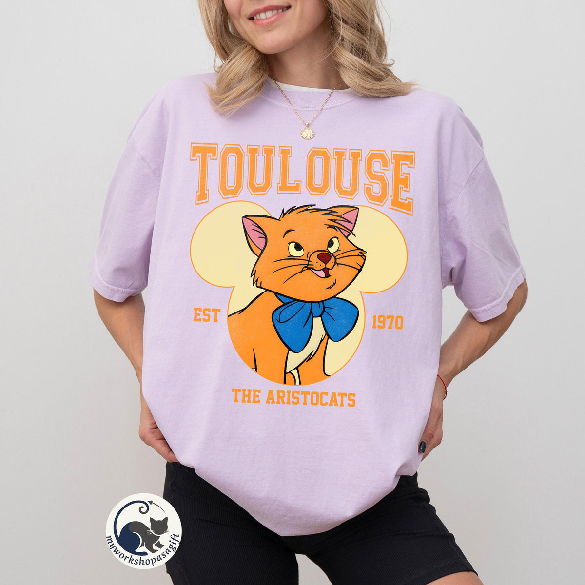 Retro Disney The Aristocats Est 1970 Marie Duchess Berlioz T — Gildan Sweatshirt fan art by Snagva (4)