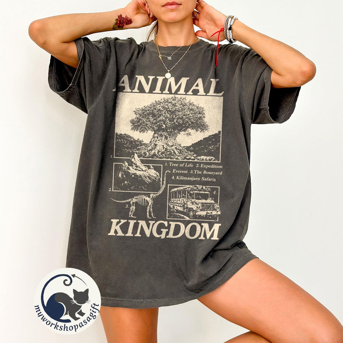 Retro Animal Kingdom — Gildan Hoodie fan art by Snagva (3)