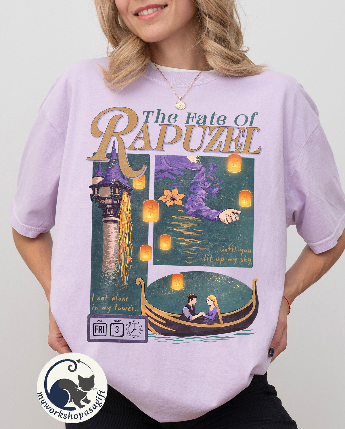 Rapunzel The Fate of Rapunzel Comfort Colors — Comfort Colors Tee fan art by Snagva