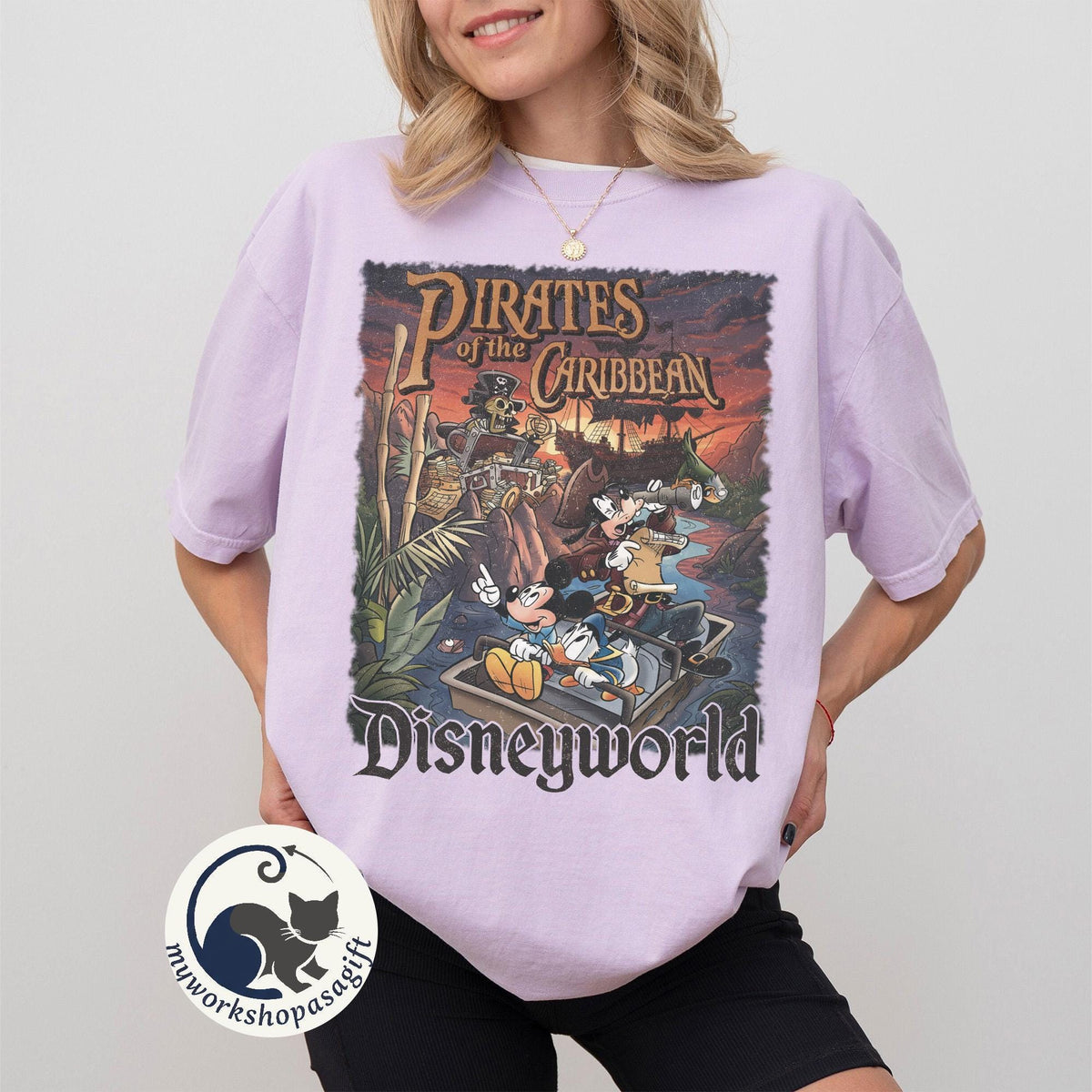 Pirates Of The Caribbean Disney Comfort Colors — Gildan Hoodie fan art by Snagva (2)